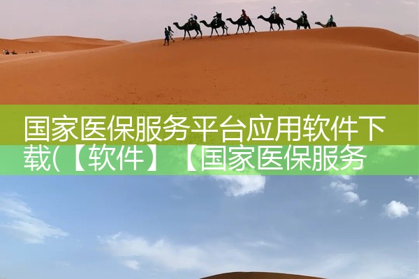 国家医保服务平台应用软件下载