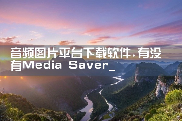 音频图片平台下载软件