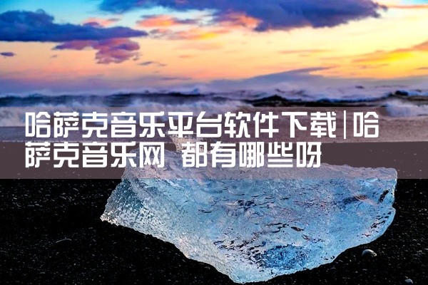 哈萨克音乐平台软件下载